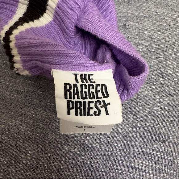 The Ragged Priest Purple Crop Top size small - Picture 3 of 6